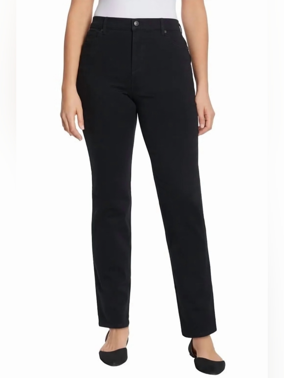 New! Gloria Vanderbilt Black Original Slimming Jean Amanda Size 10